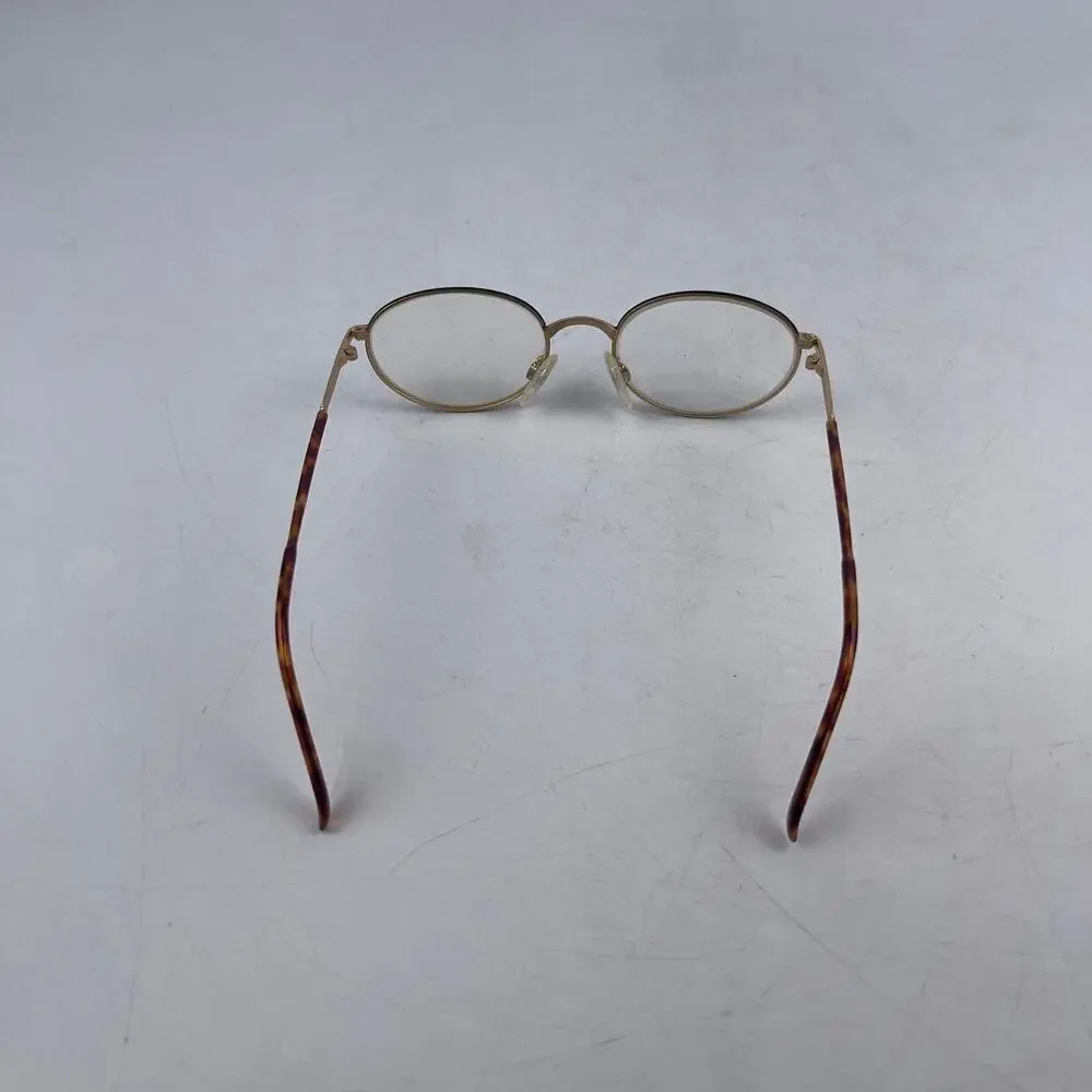 Tura MOD.769 TOR Women Eyeglasses Frame Matte Gold Metal Oval Shape 50-18-140 mm